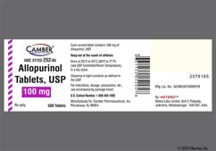 White Round H And U 5 - Allopurinol 100mg Tablet USP