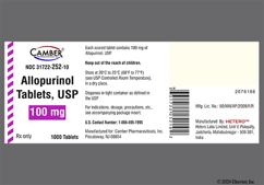 White Round H And U 5 - Allopurinol 100mg Tablet USP