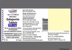 Yellow Oval V1 And G7 - Gabapentin 600mg Tablet (Once-Daily)