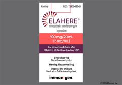 Elahere Coupon - Elahere 20ml of 100mg/20ml vial