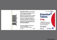 Orange Oval M 074 - Estazolam 2mg Tablet