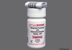Pink Round 114 - Bisoprolol Fumarate / Hydrochlorothiazide 5mg-6.25mg Tablet