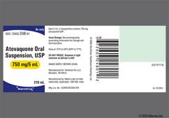yellow - Atovaquone 750mg / 5mL Suspension