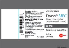 Doryx MPC Coupon - Doryx MPC 60mg tablet