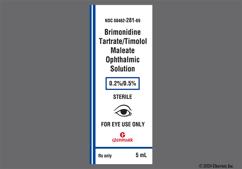green-yellow - Brimonidine Tartrate / Timolol Maleate 0.2%-0.5% Ophthalmic Solution