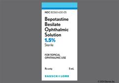Bepotastine Coupon - Bepotastine 5ml of 1.5% eye dropper