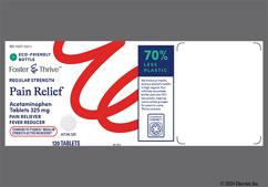 White Round S99 - Foster & Thrive Pain Relief Regular Strength 325mg Tablet