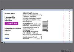 yellow - Lanreotide 120mg / 0.5mL Solution for Injection