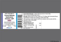 colorless - Timolol Maleate 0.5% Ophthalmic Solution
