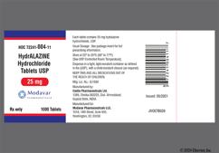 Orange Round C43 - Hydralazine Hydrochloride 25mg Tablet