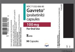 Blue Blu-667 100Mg - Gavreto 100mg Capsule