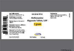 White Oblong L 59 - Methenamine Hippurate 1g Tablet