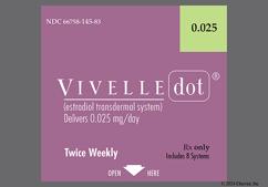 Vivelle-Dot Coupon - Vivelle-Dot 8 twice-weekly patches of 0.025mg / day carton