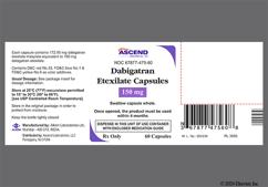 Blue And White Dab 150 - Dabigatran Etexilate 150mg Capsule
