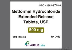 White Oblong La20 - Metformin Hydrochloride 500mg Extended-Release Tablet