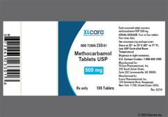 White Oblong H And 114 - Methocarbamol 500mg Tablet