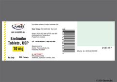 White Oblong 83 And I - Ezetimibe 10mg Tablet