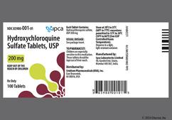 White Oblong Hcqs - Hydroxychloroquine Sulfate 200mg Tablet