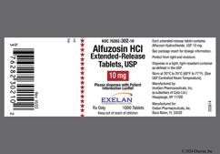 White Round Ig And 302 - Alfuzosin 10mg Extended-Release Tablet