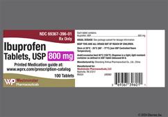 White Oblong Bi 8 - Ibuprofen 800mg Tablet