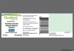 White H D15 - Dimethyl Fumarate 240mg Delayed-Release Capsule