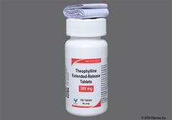 White Oblong 7 28 - Theophylline 300mg Extended-Release Tablet