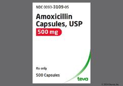 Beige Teva 3109 - Amoxicillin 500mg Capsule