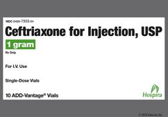 white and yellow - Ceftriaxone 1g Powder for Injection