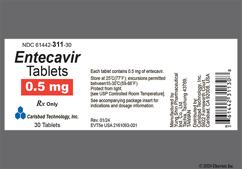 White Triangle 222 And Ysp - Entecavir 0.5mg Tablet