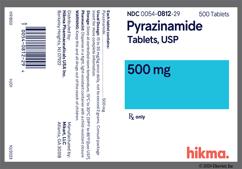 White Round Vp 012 - Pyrazinamide 500mg Tablet
