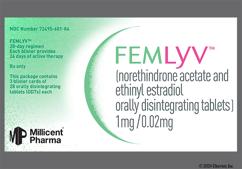 Femlyv Coupon - Femlyv 28 orally disintegrating tablets of 1 mg/0.02 mg carton