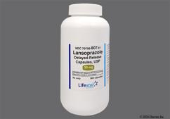 Black And White Logo 807 - Lansoprazole 30mg Delayed-Release Capsule