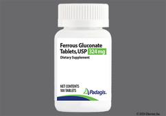 Ferrous Gluconate Coupon - Ferrous Gluconate 324mg tablet