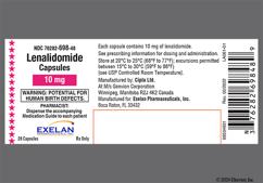 Blue-Green And Yellow Cipla 10 Mg 382 - Lenalidomide 10mg Capsule