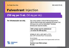 yellow - Fulvestrant 250mg / 5mL Pre-Filled Syringe Solution for Injection