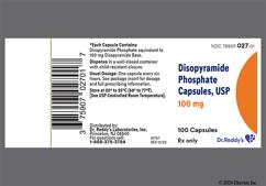 Orange M 095 - Disopyramide Phosphate 100mg Capsule
