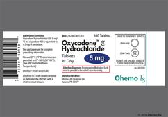 White Round Idt O 5 - Oxycodone Hydrochloride 5mg Tablet