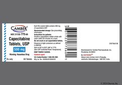 Peach Oval H And 3 - Capecitabine 500mg Tablet