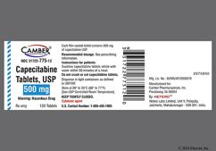 Peach Oval H And 3 - Capecitabine 500mg Tablet