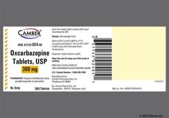 Brown Oval V And 7 7 - Oxcarbazepine 300mg Tablet