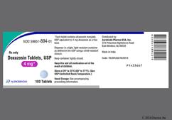 Blue Round D4 - Doxazosin Mesylate 4mg Tablet
