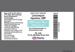 pink - Lincomycin 3000mg / 10mL Solution for Injection