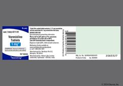 Yellow Oblong H And V24 - Varenicline 1mg Tablet