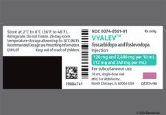 Vyalev Coupon - Vyalev 7 vials of 120mg/2,400mg/10ml carton