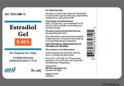 Estradiol Coupon - Estradiol 50g of 0.06% gel pump