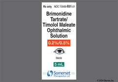 green-yellow - Brimonidine Tartrate / Timolol Maleate 0.2%-0.5% Ophthalmic Solution