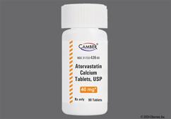 White Oval 40 And A 55 - Atorvastatin Calcium 40mg Tablet