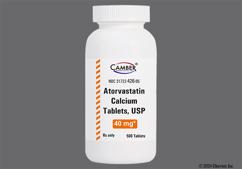 White Oval 40 And A 55 - Atorvastatin Calcium 40mg Tablet