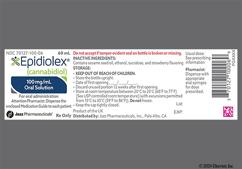 yellow - Epidiolex 100mg / mL Solution (60mL Bottle)