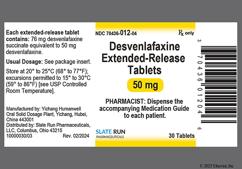 Pink Square Yh 50 - Desvenlafaxine 50mg Extended-Release Tablet